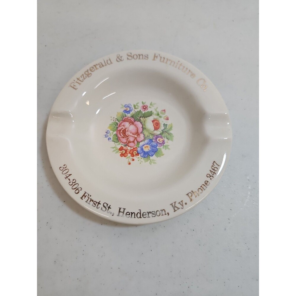 Fitzgerald & Sons Furniture Company, Henderson KY Vintage Ashtray